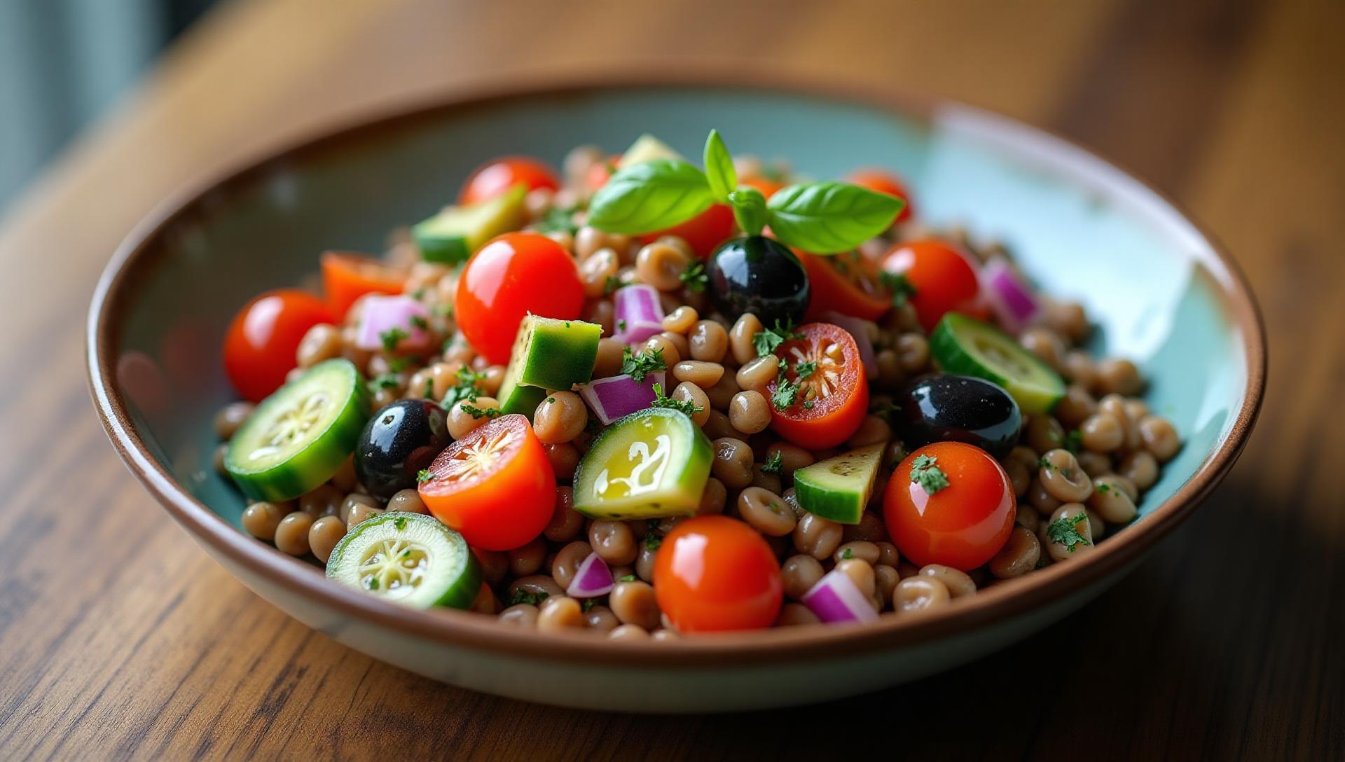 Mediterranean Lentil Salad