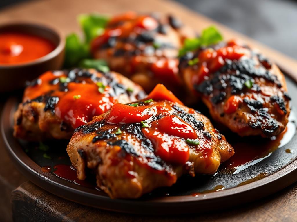 Pepper Sauce Grilled Chicken