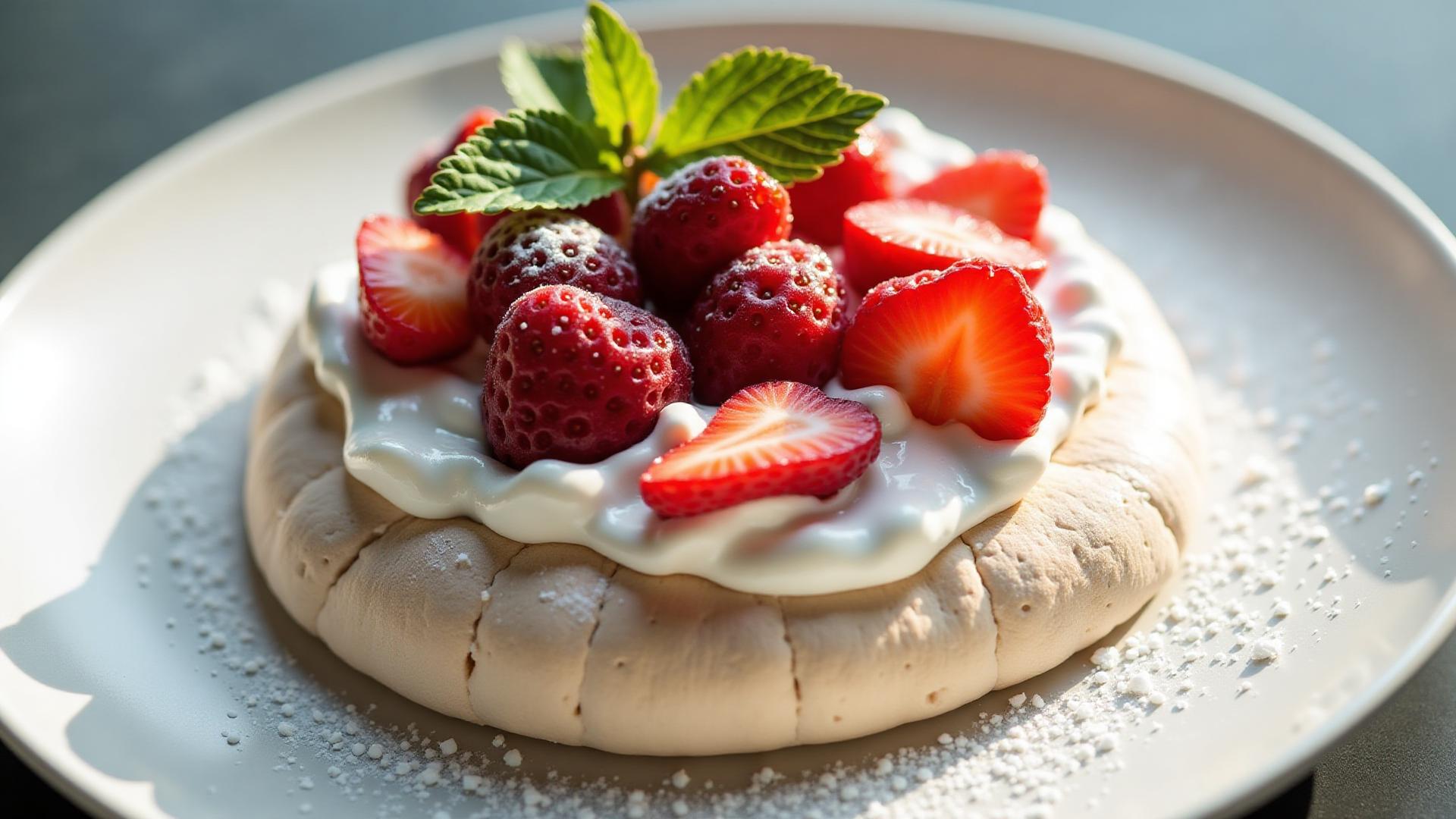 Strawberry Pavlova
