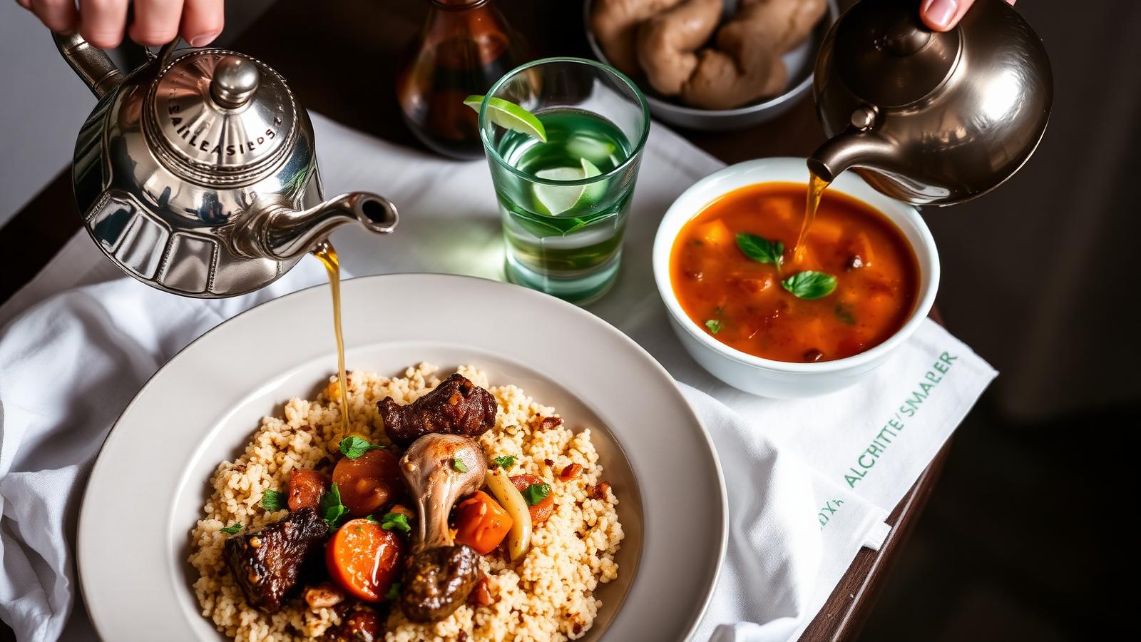 Algeria: Couscous & chorba frik