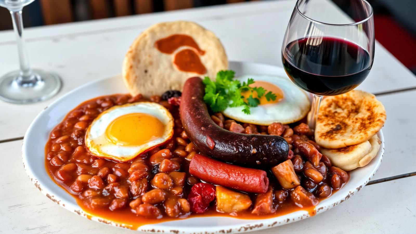 Colombia: Bandeja paisa & arepas