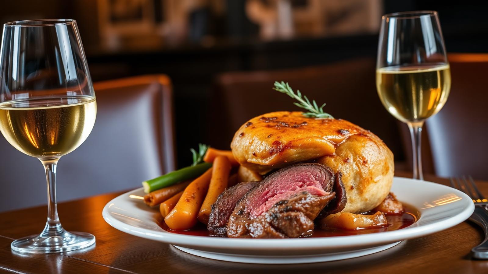 England: Sunday roast & fish and chips