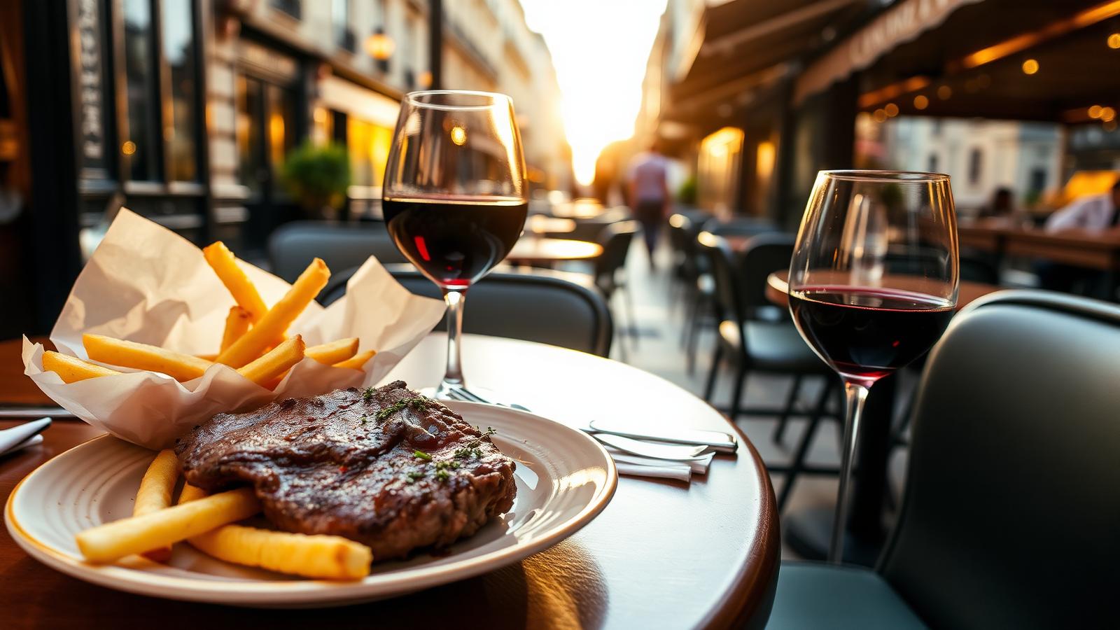 France: Steak frites & coq au vin